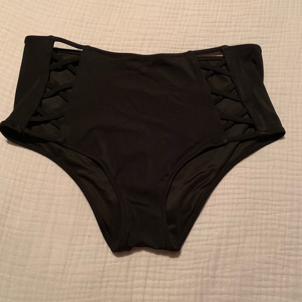 high waisted swim bottom